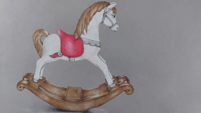 Buntstiftzeichnung von Beate Weiß